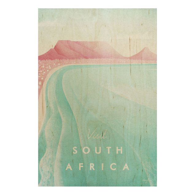 Quadros em madeira paisagens Travel Poster - South Africa