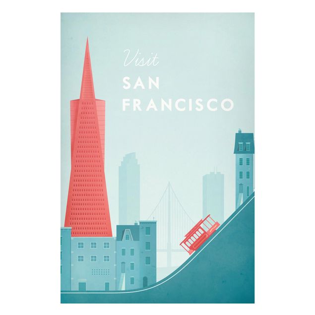 Quadros cidades Travel Poster - San Francisco