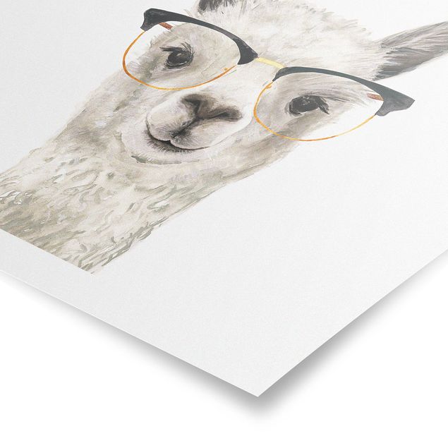Quadros modernos Hip Lama With Glasses I