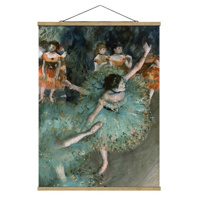 Quadros por movimento artístico Edgar Degas - Dancers in Green