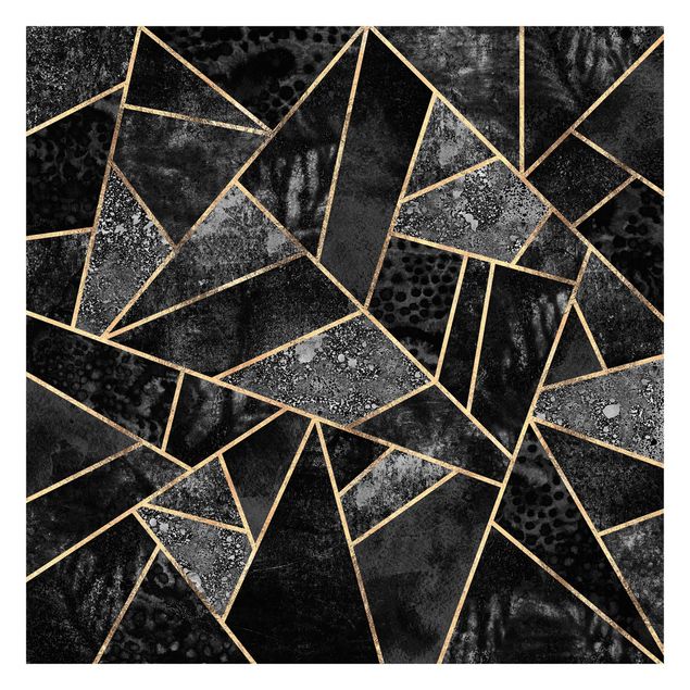 Quadros de Elisabeth Fredriksson Grey Triangles Gold
