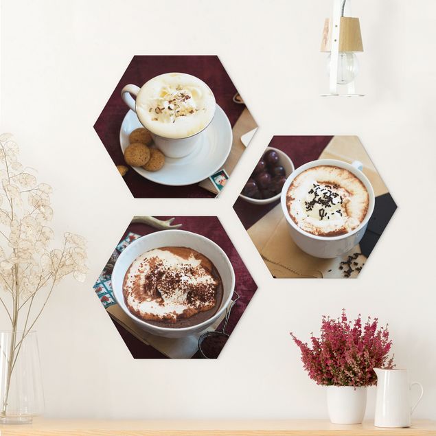decoraçao para parede de cozinha Hot Chocolate With Cream