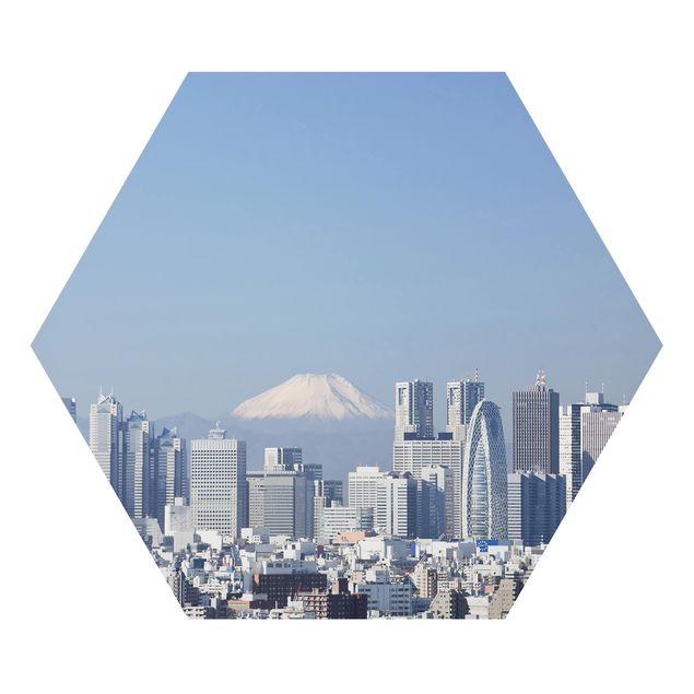 Quadros cidades Tokyo In Front Of Fuji