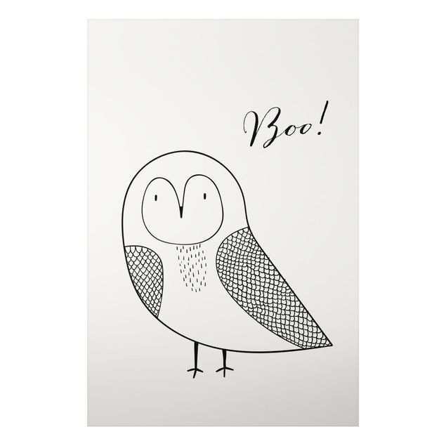 Quadros famosos Owl Boo Drawing