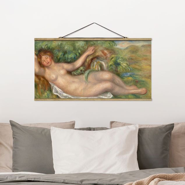 decoraçao para parede de cozinha Auguste Renoir - Nude Lying, The Source