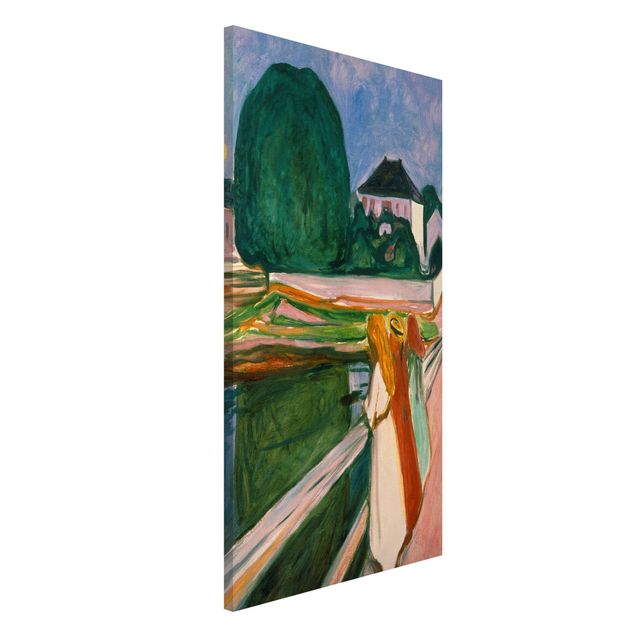 Quadros movimento artístico Expressionismo Edvard Munch - White Night