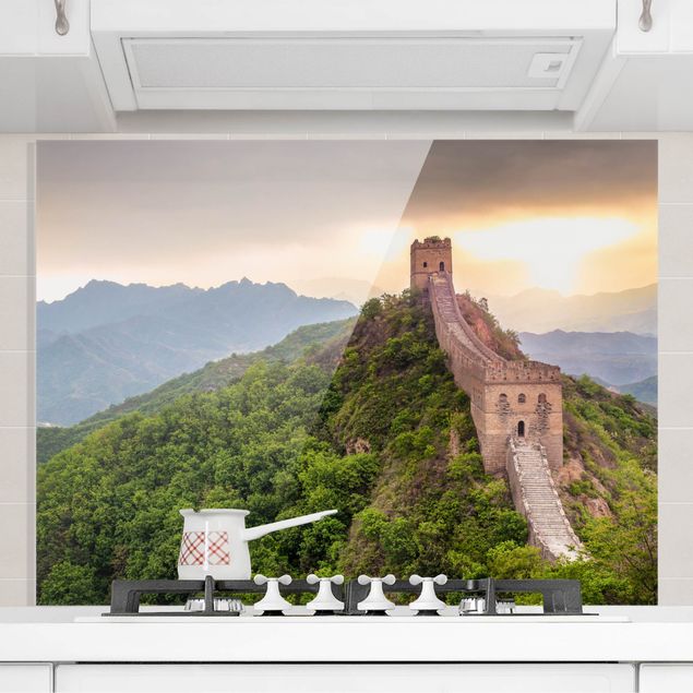 decoraçao para parede de cozinha The Infinite Wall Of China