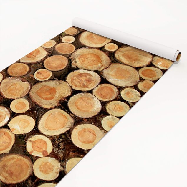 Papel autocolante para móveis imitação madeira No.YK18 Treetrunks