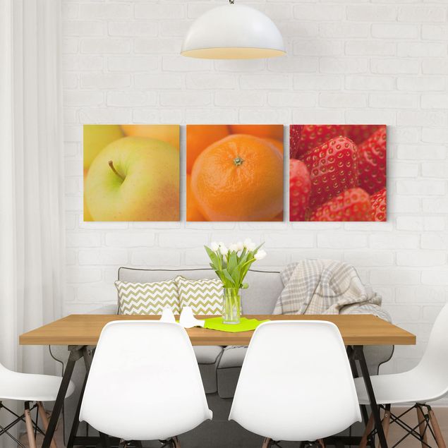 quadros decorativos para sala modernos Fresh Fruit