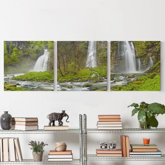 decoraçao para parede de cozinha Waterfalls Cascade De Flumen
