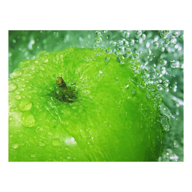Painel anti-salpicos de cozinha Green Apple