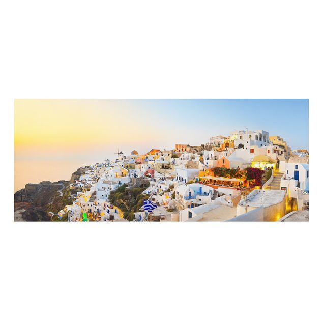 Quadros cidades Bright Santorini