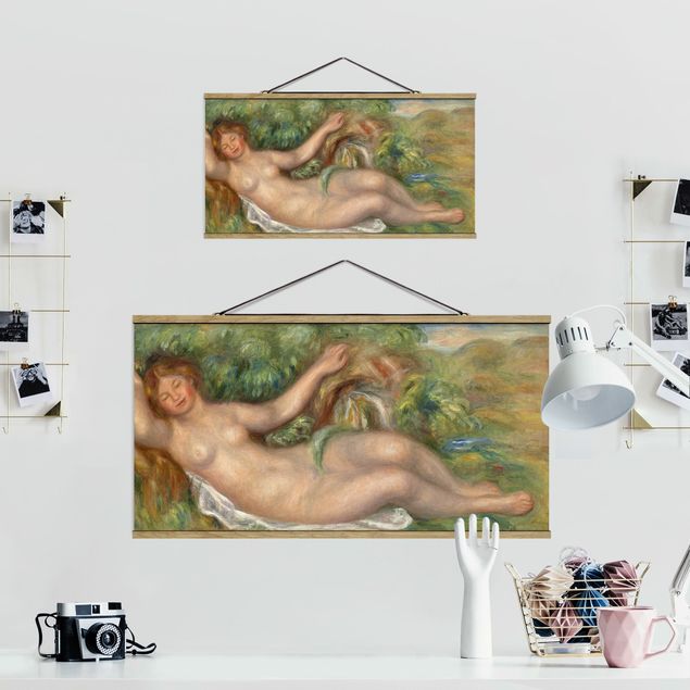 Quadros retratos Auguste Renoir - Nude Lying, The Source