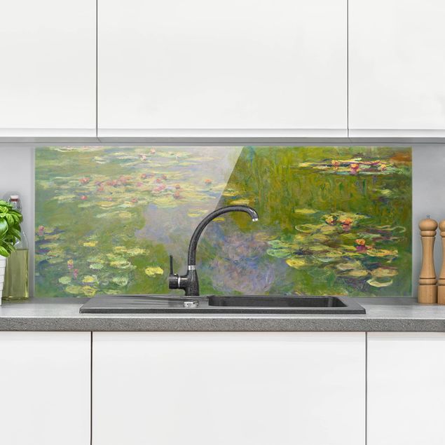 decoraçao cozinha Claude Monet - Green Water Lilies