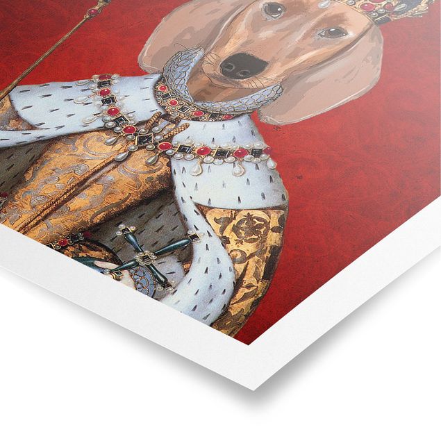 Posters animais Animal Portrait - Dachshund Queen