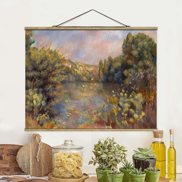 decoraçao cozinha Auguste Renoir - Lakeside Landscape