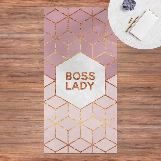 Tapete para varandas Boss Lady Hexagons Pink