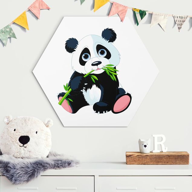 decoração para quartos infantis Nibbling Panda