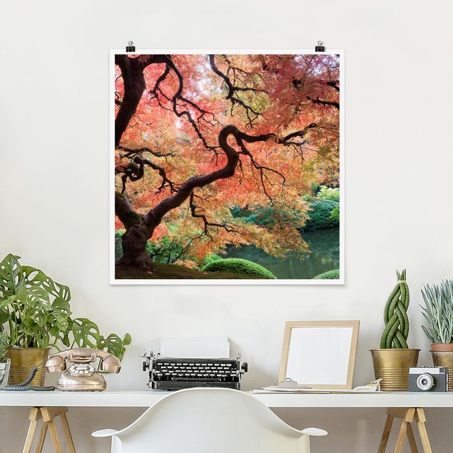 quadro de árvore Japanese Garden