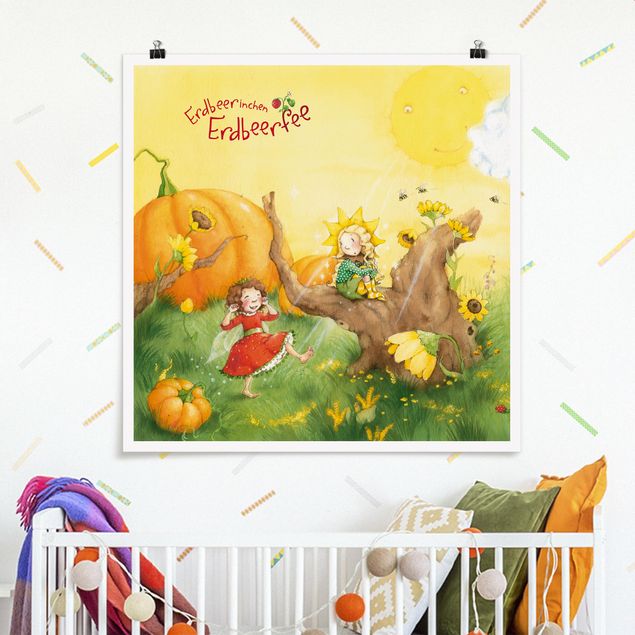 Posters animais Little Strawberry Strawberry Fairy - A Sunny Day