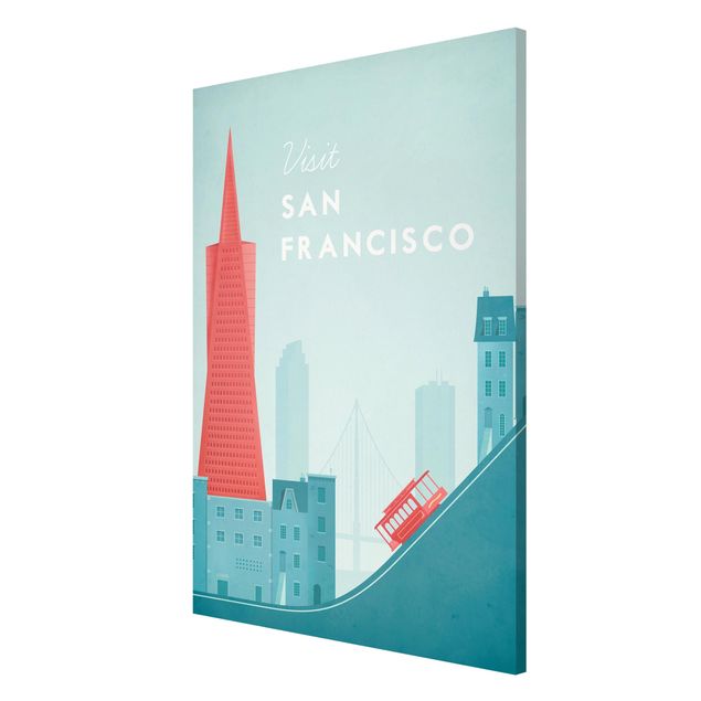 Quadros famosos Travel Poster - San Francisco