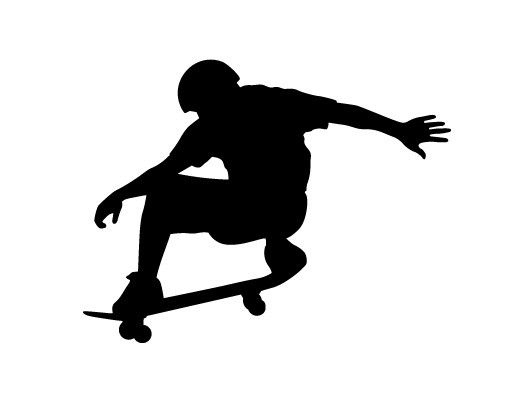 Autocolantes de parede desporto No.401 skate Sports