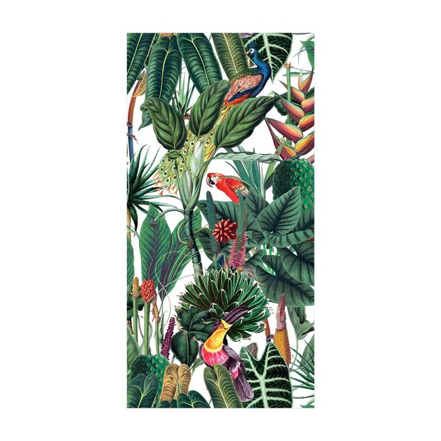 Tapetes selva Colourful Tropical Rainforest Pattern