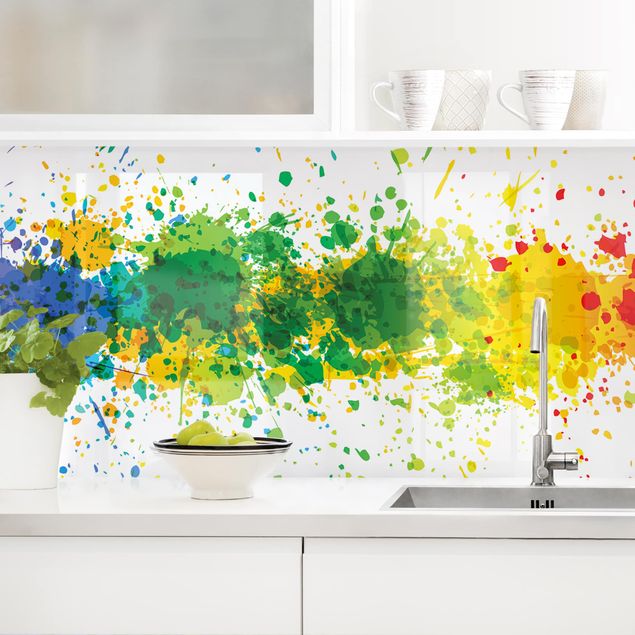 decoraçao cozinha Rainbow Splatter II