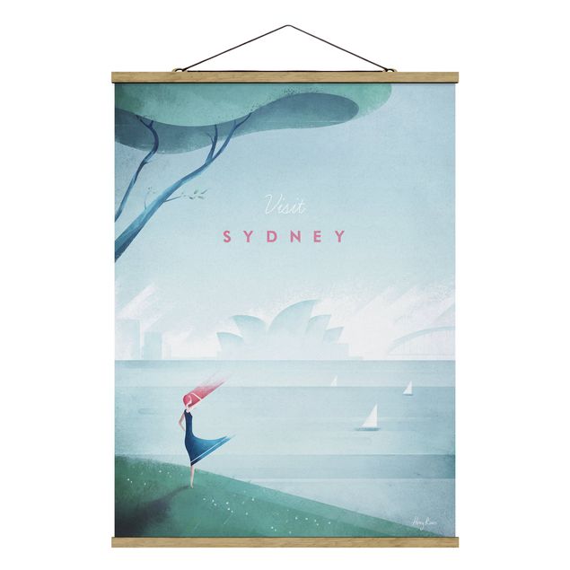 Quadros praia Travel Poster - Sidney