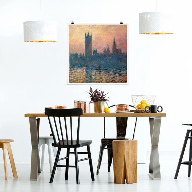 decoraçao cozinha Claude Monet - London Sunset
