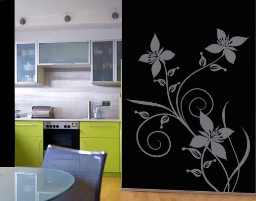 decoraçao para parede de cozinha No.SF639 Floral magic
