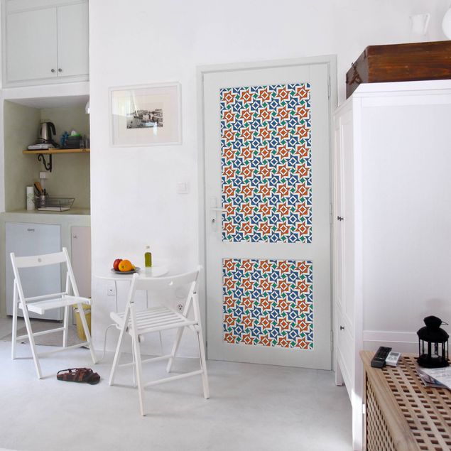 decoraçao cozinha Arabic Tile Pattern With Very Beautiful Colour Scheme