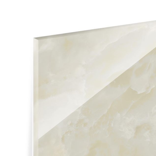 Painel anti-salpicos de cozinha Onyx Marble Cream