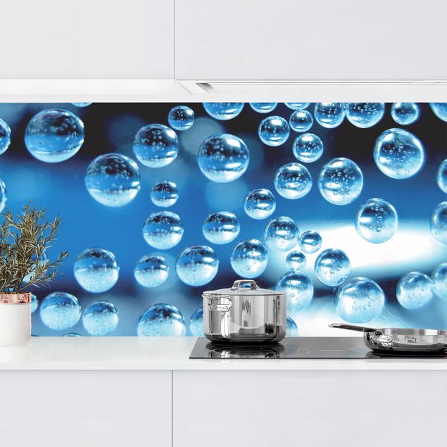 decoraçao para parede de cozinha Dark Bubbles