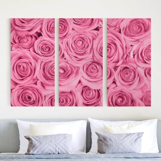 decoraçao para parede de cozinha Pink Roses