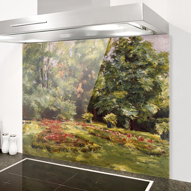 decoraçao para parede de cozinha Max Liebermann - Flower Terrace Wannseegarten