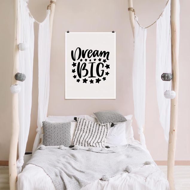 Posters frases Dream big