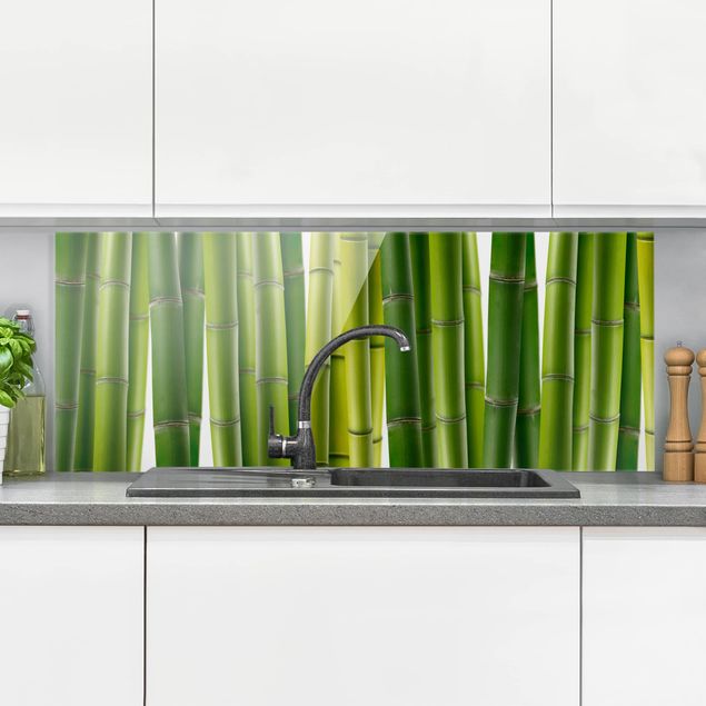 decoraçao para parede de cozinha Bamboo Plants