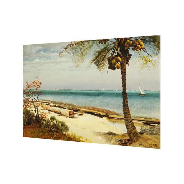 Réplicas de quadros famosos para decoração Albert Bierstadt - Coast In The Tropics