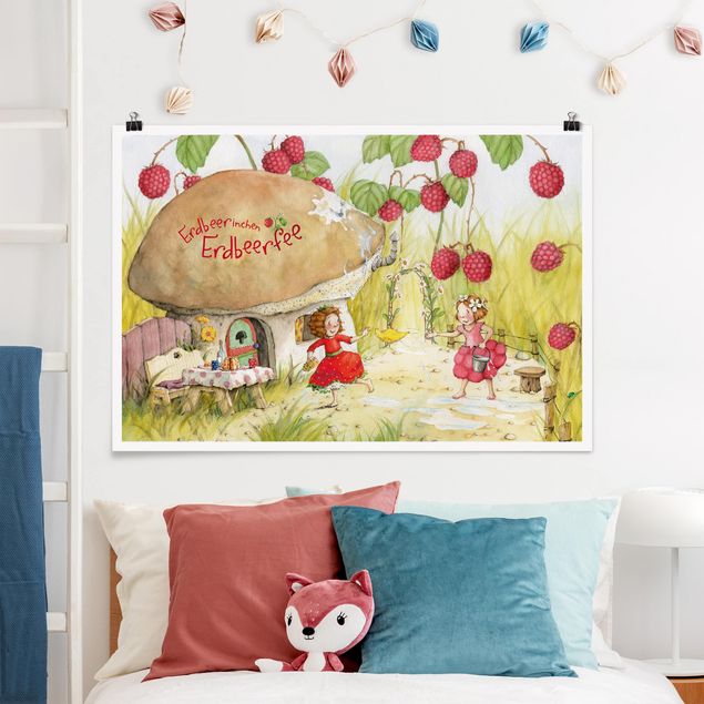 Decoração para quarto infantil Little Strawberry Strawberry Fairy - Under The Raspberry Bush