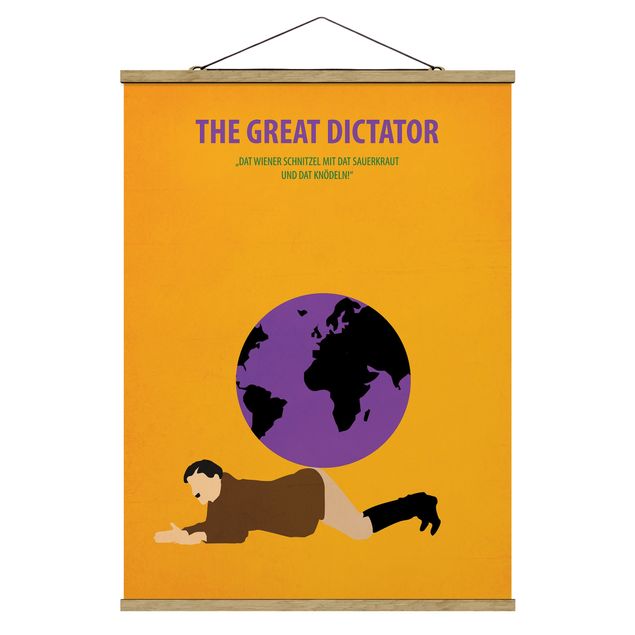 Quadros modernos Film Poster The Great Dictator