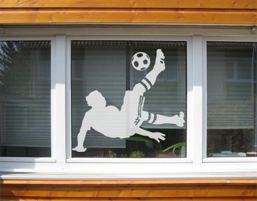 decoração para quartos infantis No.UL6 football - overhead kick