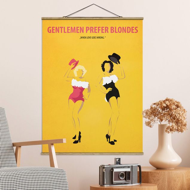 decoraçao para parede de cozinha Film Poster Gentlemen Prefer Blondes