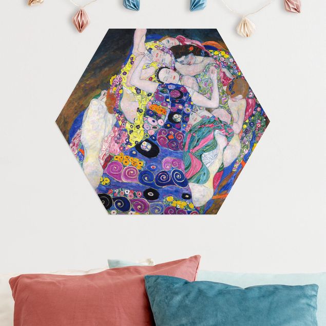 decoraçao para parede de cozinha Gustav Klimt - The Virgin
