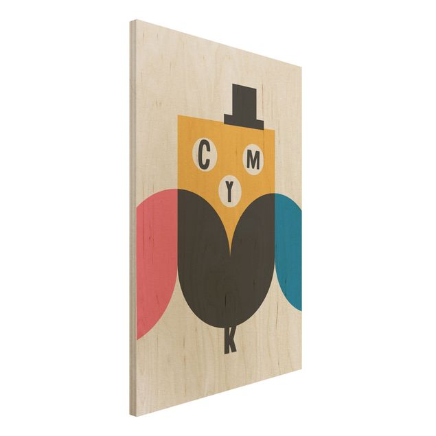 decoraçoes cozinha CMYK Owl Graphic Art