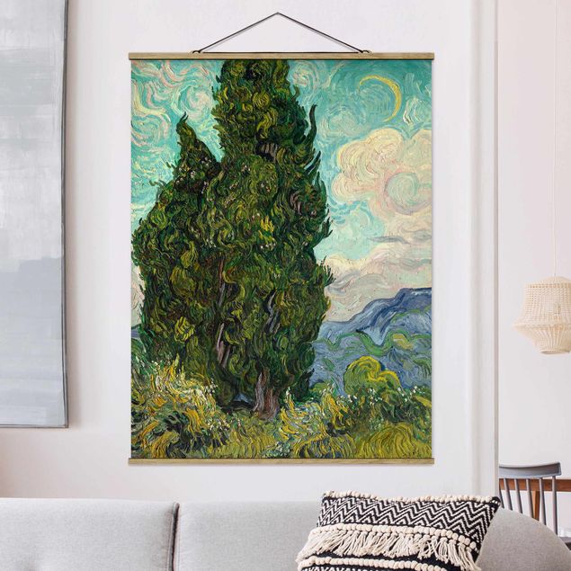decoraçoes cozinha Vincent van Gogh - Cypresses