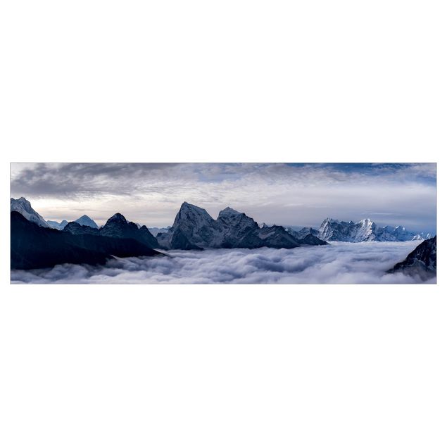 Backsplash de cozinha Sea Of ​​Clouds In The Himalayas