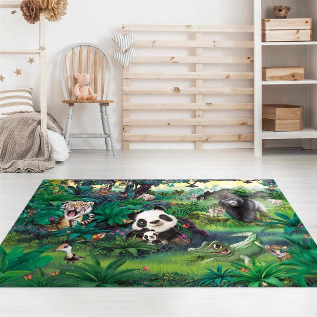 Tapetes modernos Animal Club International - Jungle With Animals