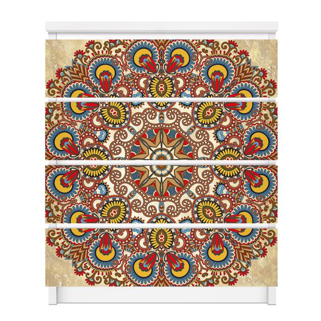 papel adesivo para móveis Coloured Mandala