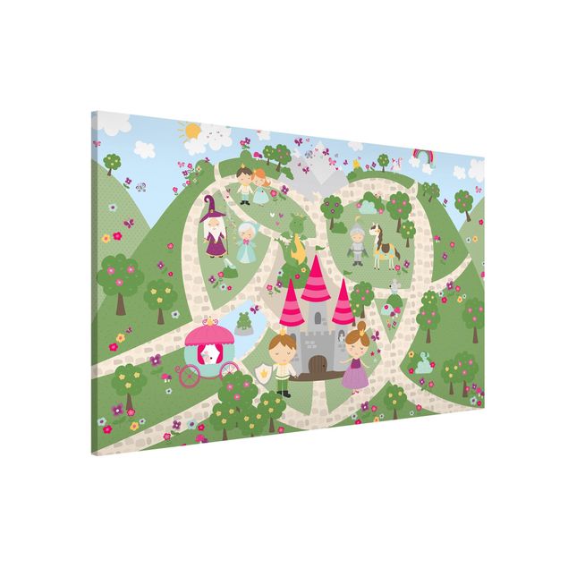 Decoração para quarto infantil Playoom Mat Wonderland - The Path To The Castle